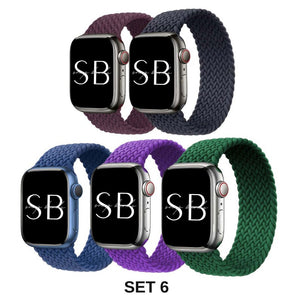 5-Pack Nylon Braided Knit Band - Poly Bands