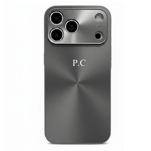 Black Flashy Alu iPhone Case - Poly Bands