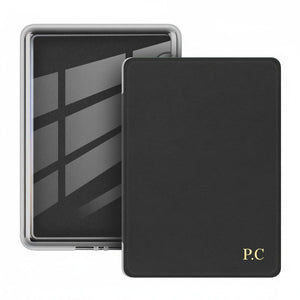 Black Leather Kindle Case - Poly Bands