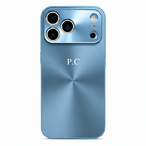 Blue Flashy Alu iPhone Case - Poly Bands