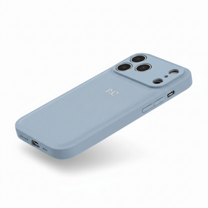 Blue Leather iPhone Case - Poly Bands