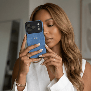 Blue Suede iPhone Case - Poly Bands