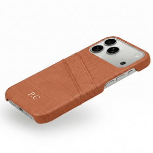 Brown Crocodile iPhone Case - Poly Bands