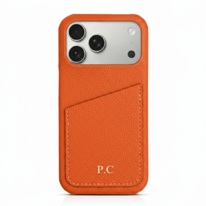 Card Holder Leather iPhone Case - Poly Bands