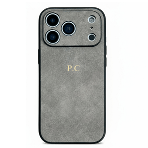 Gray Suede iPhone Case - Poly Bands