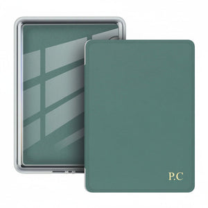 Green Leather Kindle Case - Poly Bands