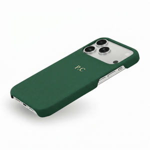 Green Pebble Leather iPhone Case - Poly Bands