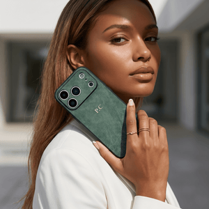 Green Suede iPhone Case - Poly Bands