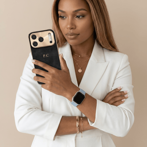 Luxury Lambskin Leather Custom iPhone Case - Poly Bands