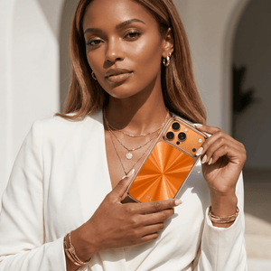 Orange Flashy iPhone Case - Poly Bands