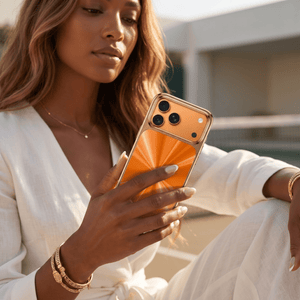 Orange Flashy iPhone Case - Poly Bands