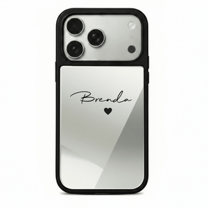 Personalized Mirror iPhone Case - Poly Bands