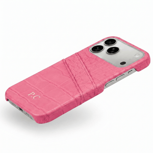 Pink Crocodile iPhone Case - Poly Bands