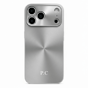 Silver Flashy Alu iPhone Case - Poly Bands