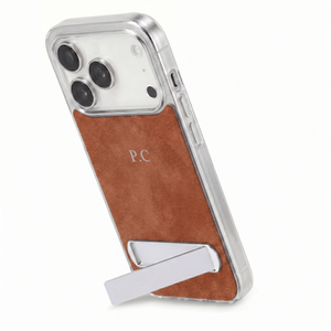 Suede iPhone Case With Stand - Poly Bands