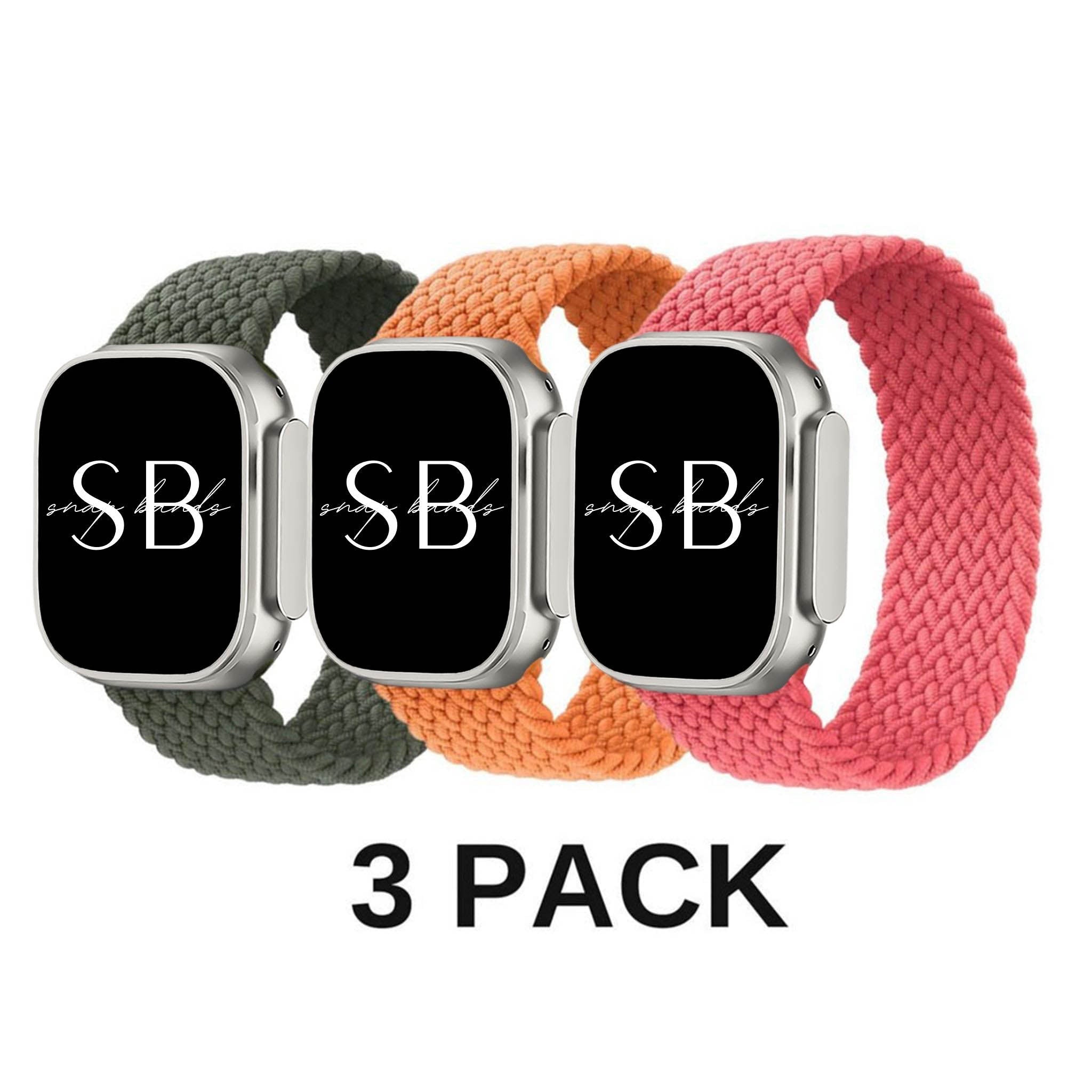 3 Pack Nylon Woven Bands - Poly Bands