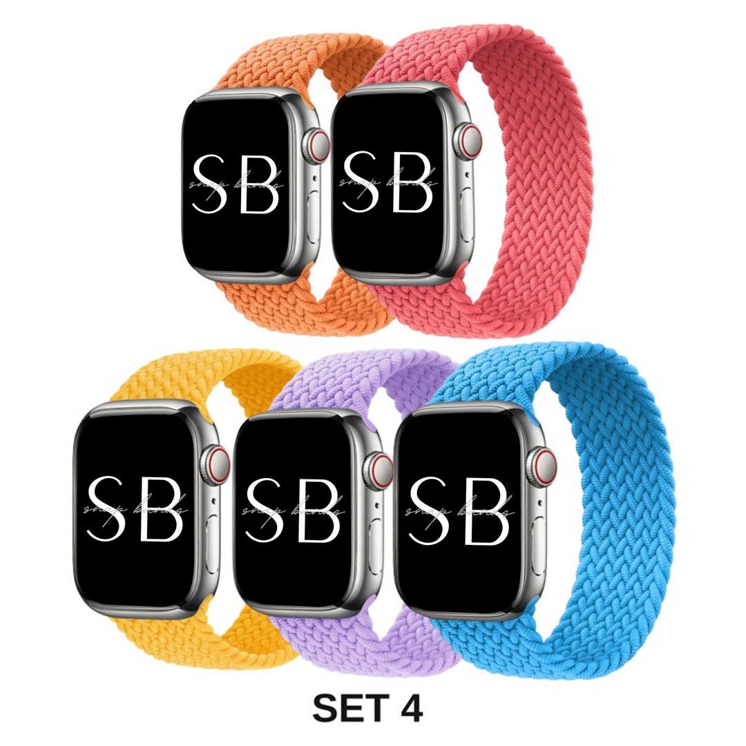 5-Pack Nylon Braided Knit Band - Poly Bands