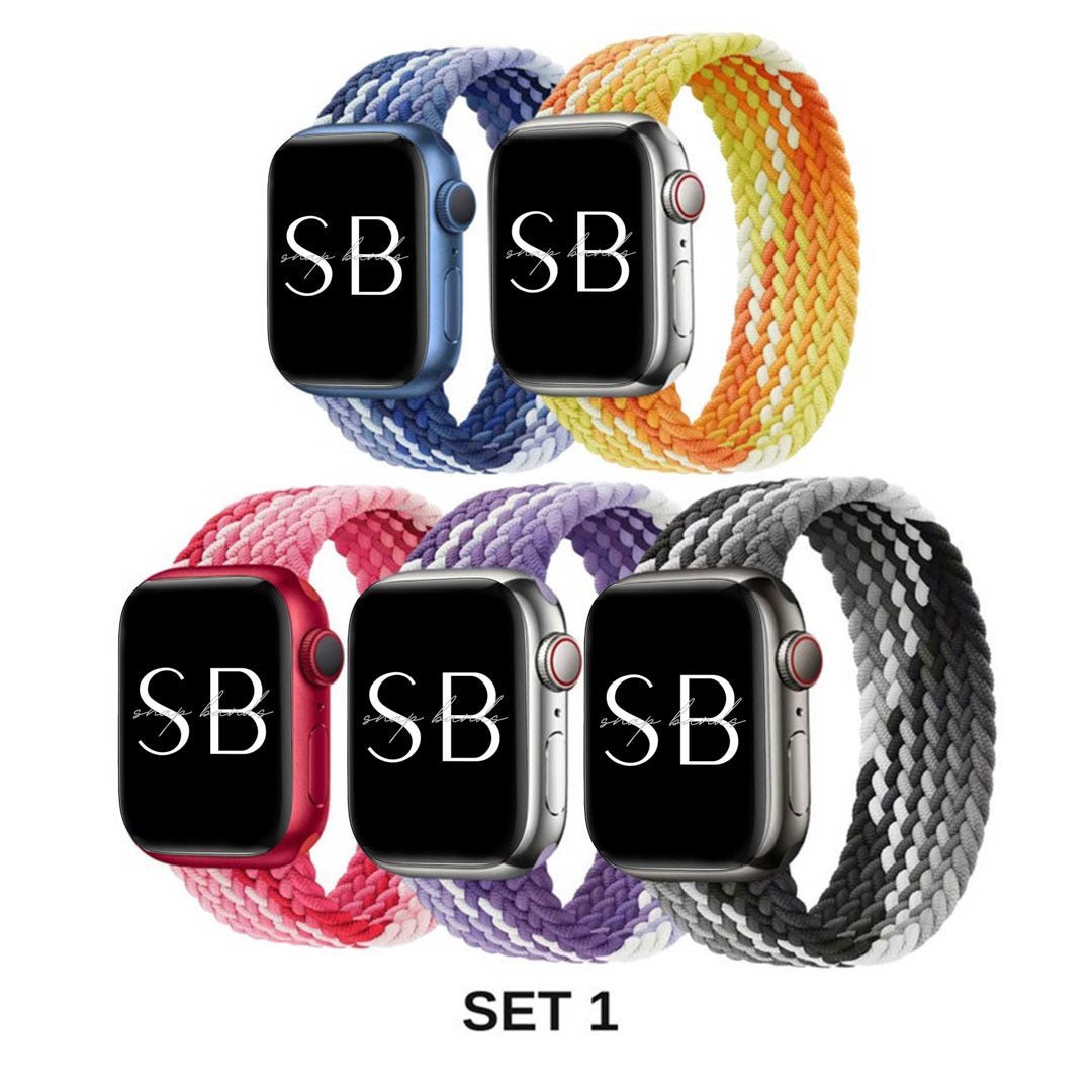 5-Pack Nylon Braided Knit Band - Poly Bands