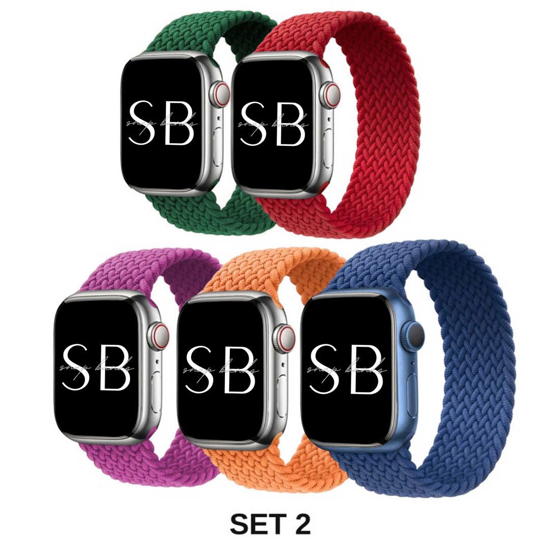 5-Pack Nylon Braided Knit Band - Poly Bands