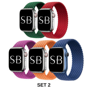5-Pack Nylon Braided Knit Band - Poly Bands