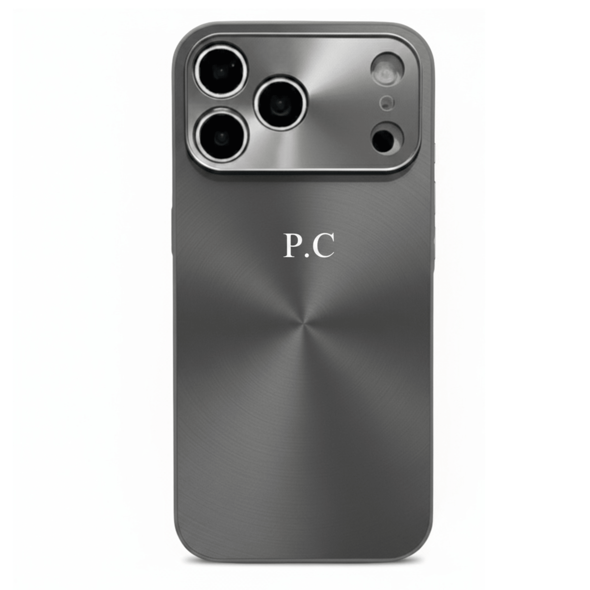 Black Flashy Alu iPhone Case - Poly Bands
