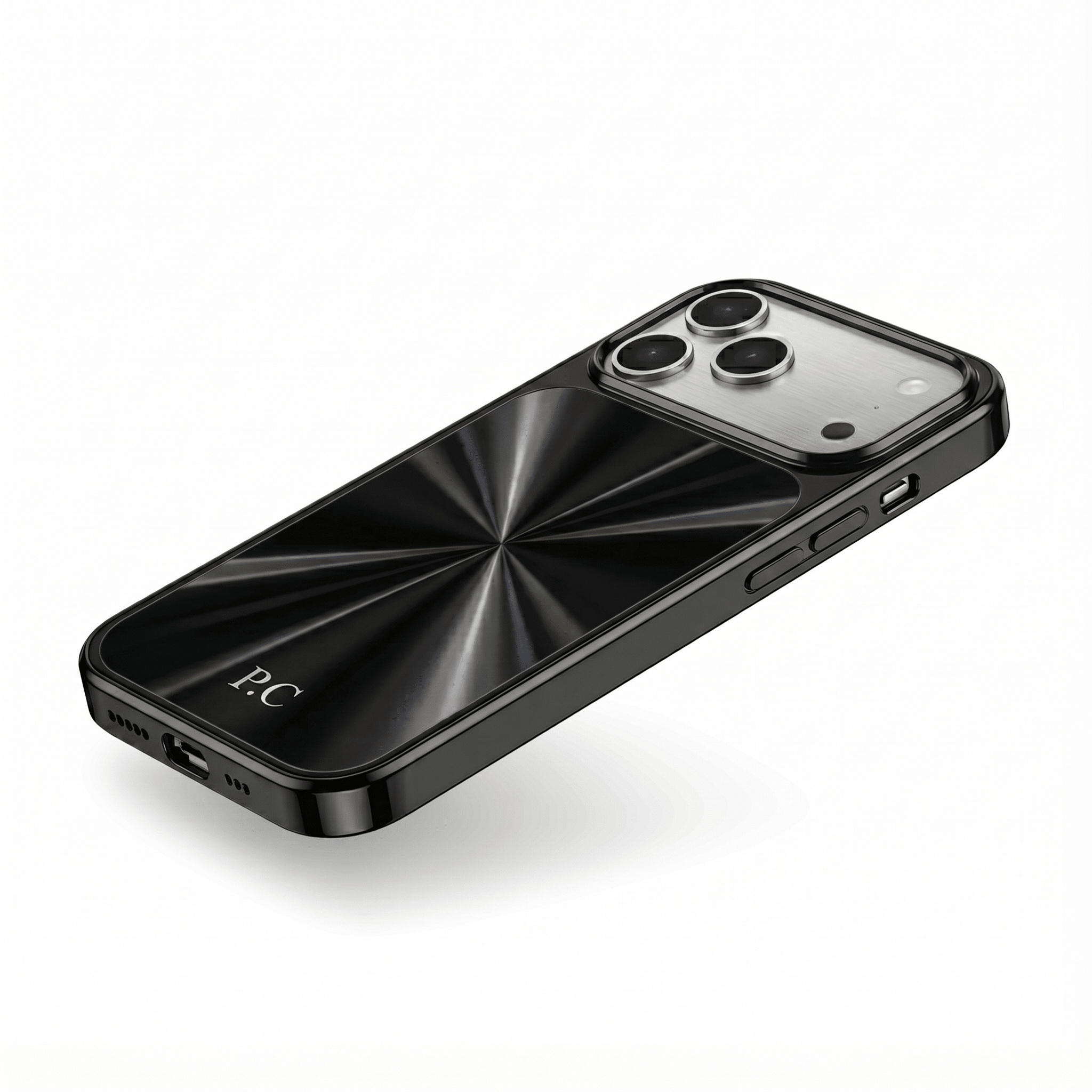 Black Flashy iPhone Case - Poly Bands