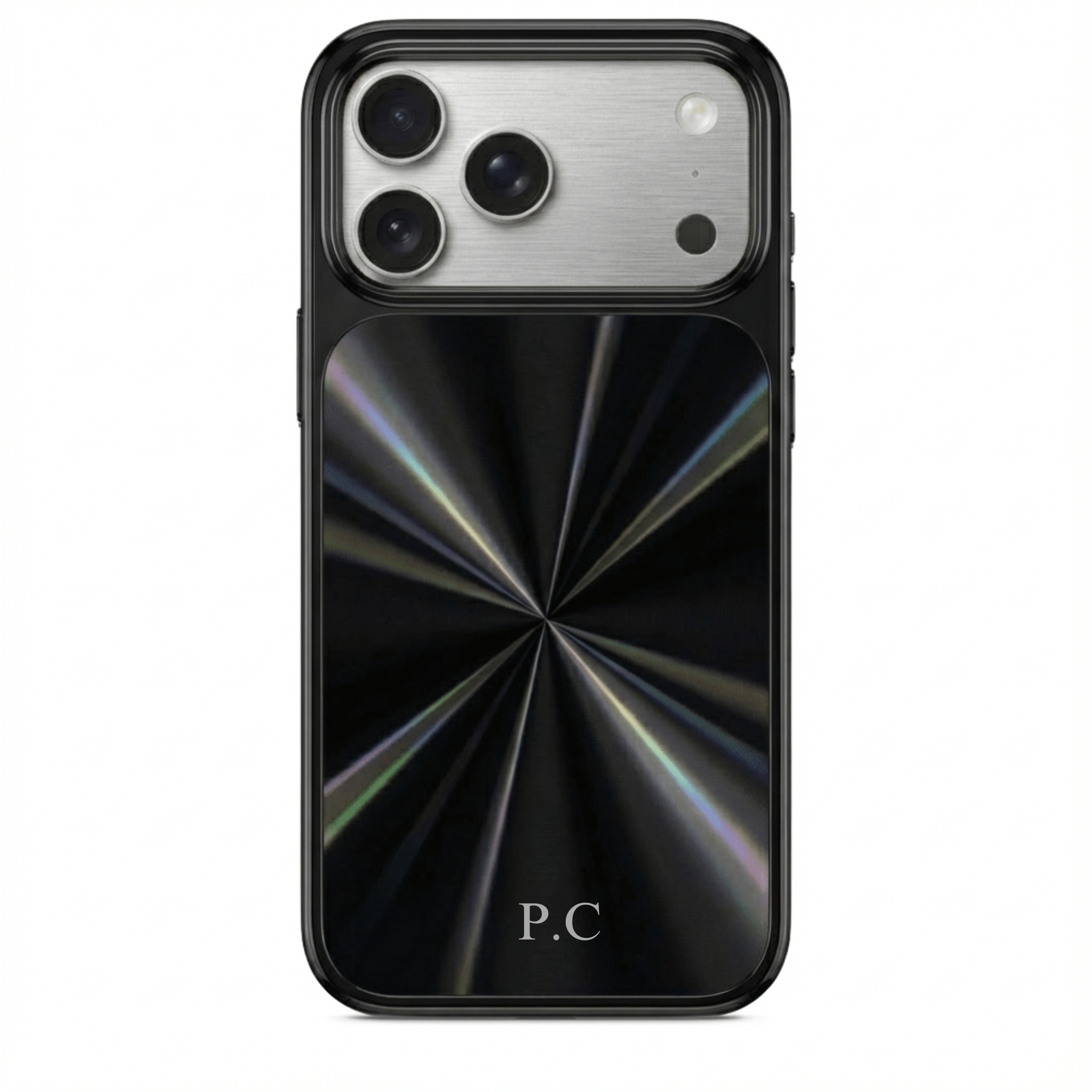 Black Flashy iPhone Case - Poly Bands