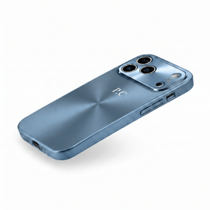 Blue Flashy Alu iPhone Case - Poly Bands