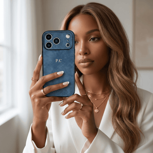 Blue Suede iPhone Case - Poly Bands