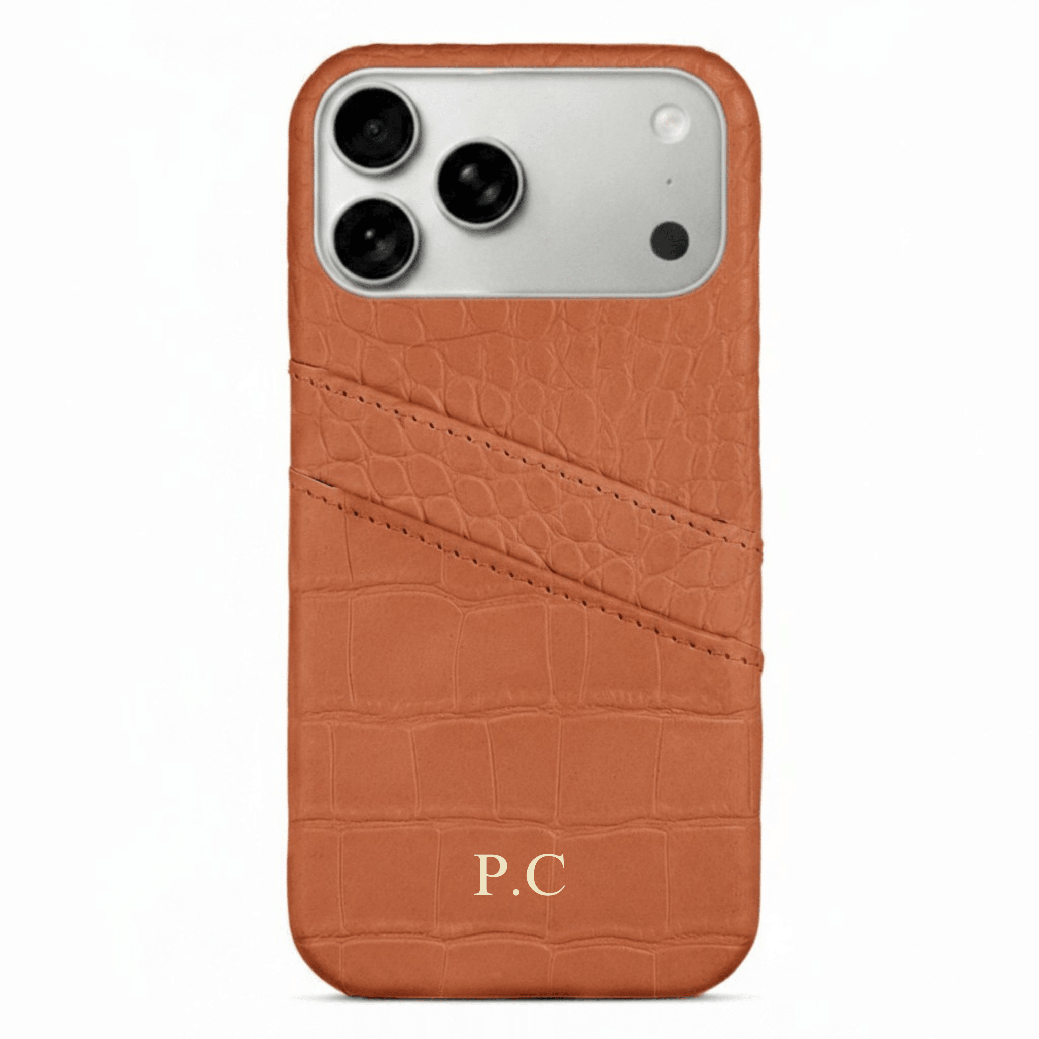 Brown Crocodile iPhone Case - Poly Bands