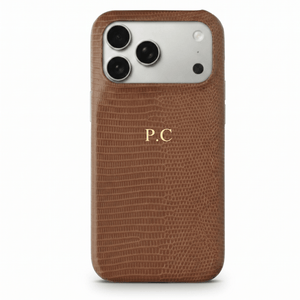 Brown Leather Snake iPhone Case - Poly Bands