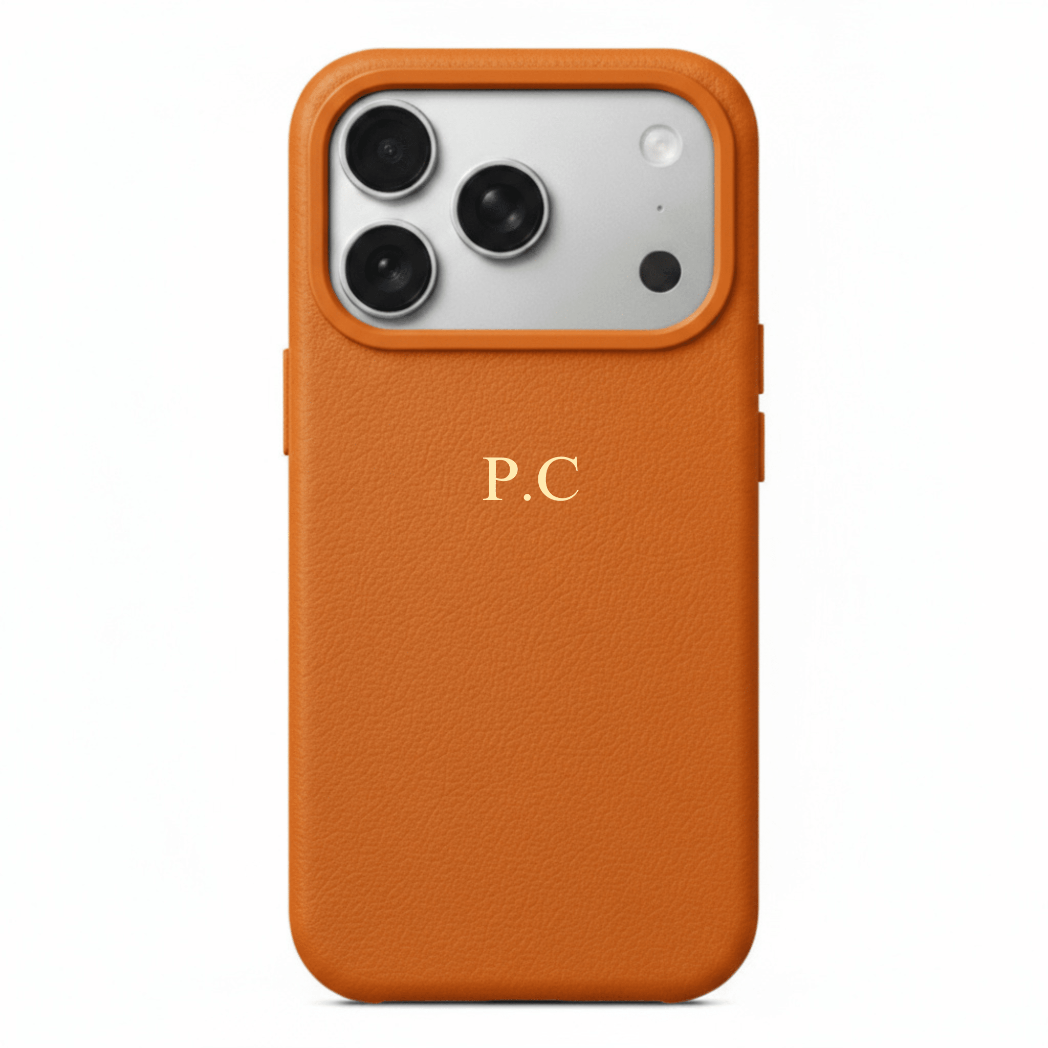 Brown Magnetic Leather iPhone Case - Poly Bands