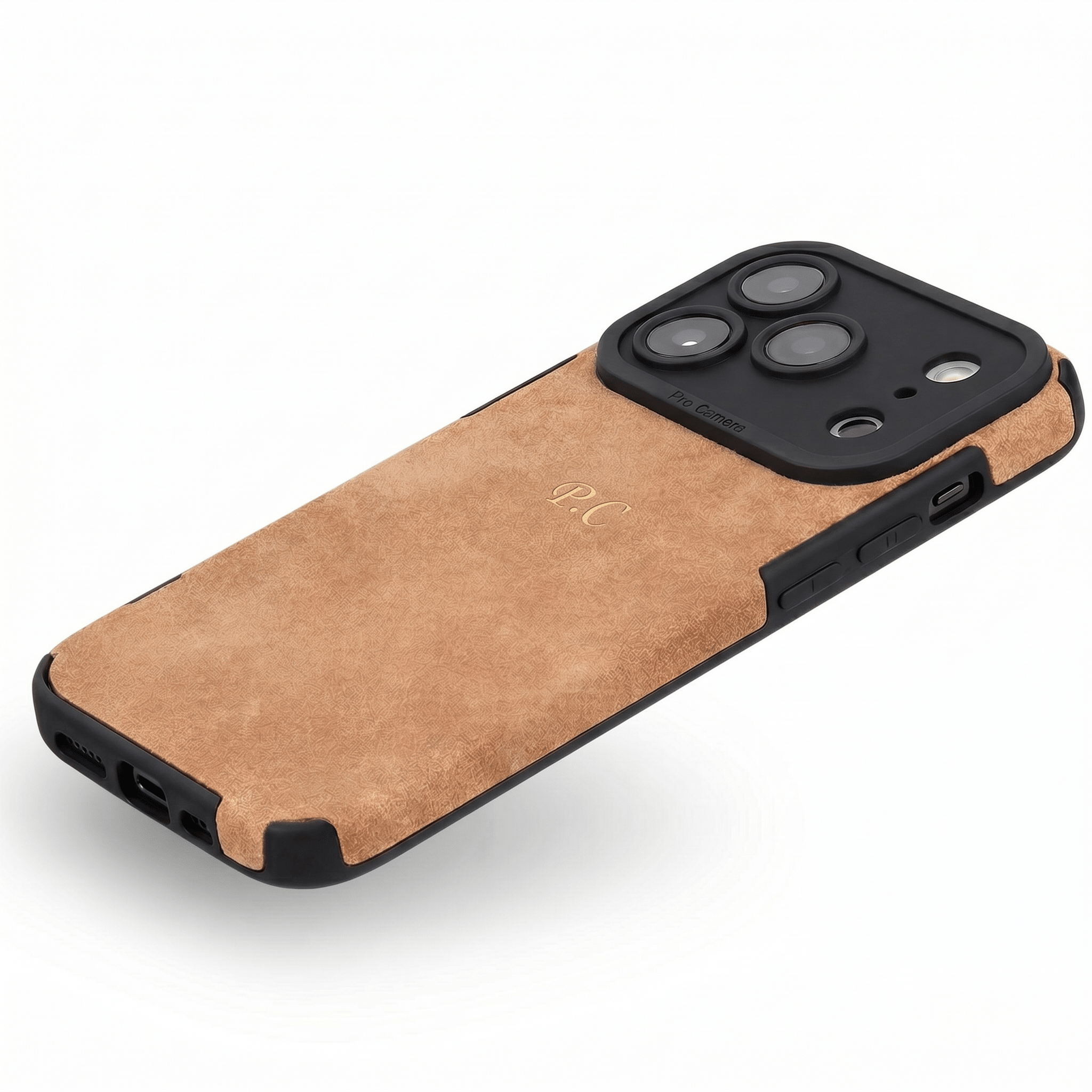 Brown Suede iPhone Case - Poly Bands