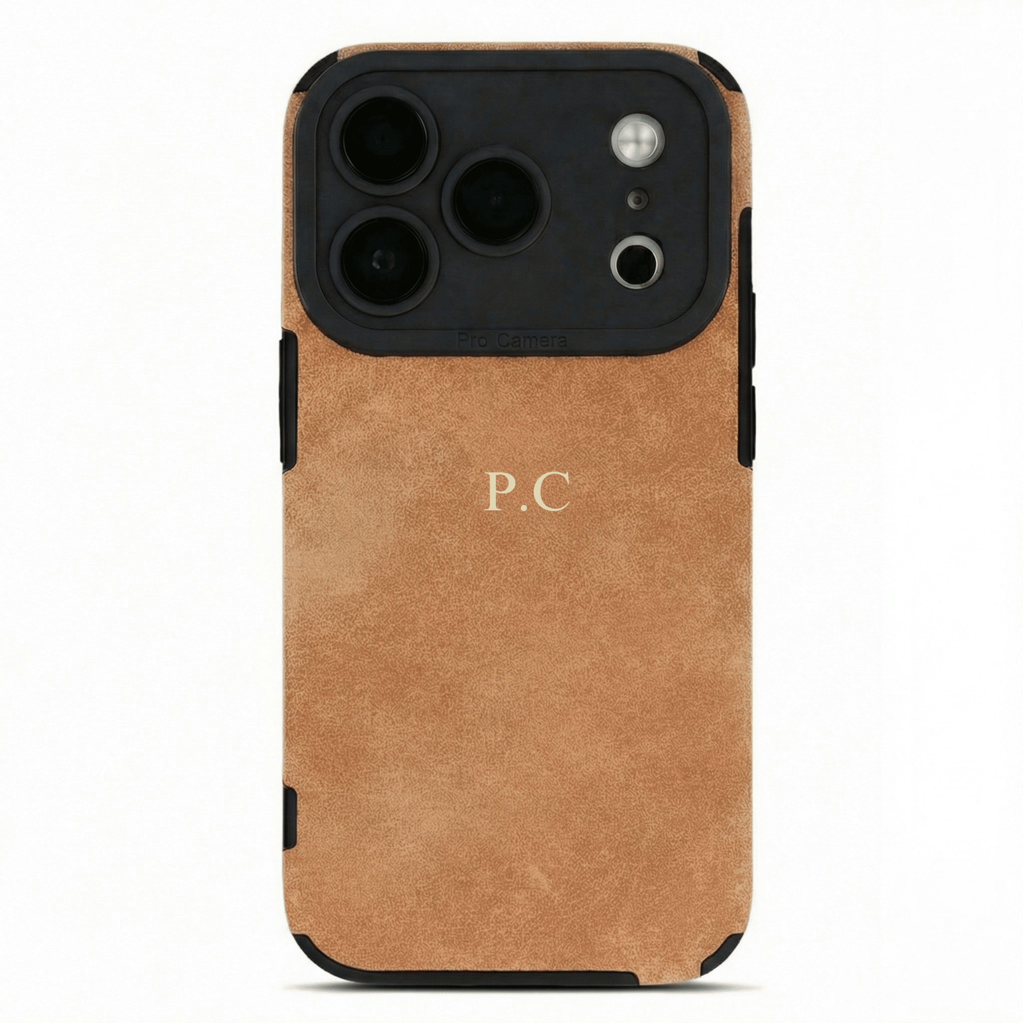 Brown Suede iPhone Case - Poly Bands