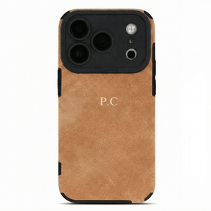 Brown Suede iPhone Case - Poly Bands