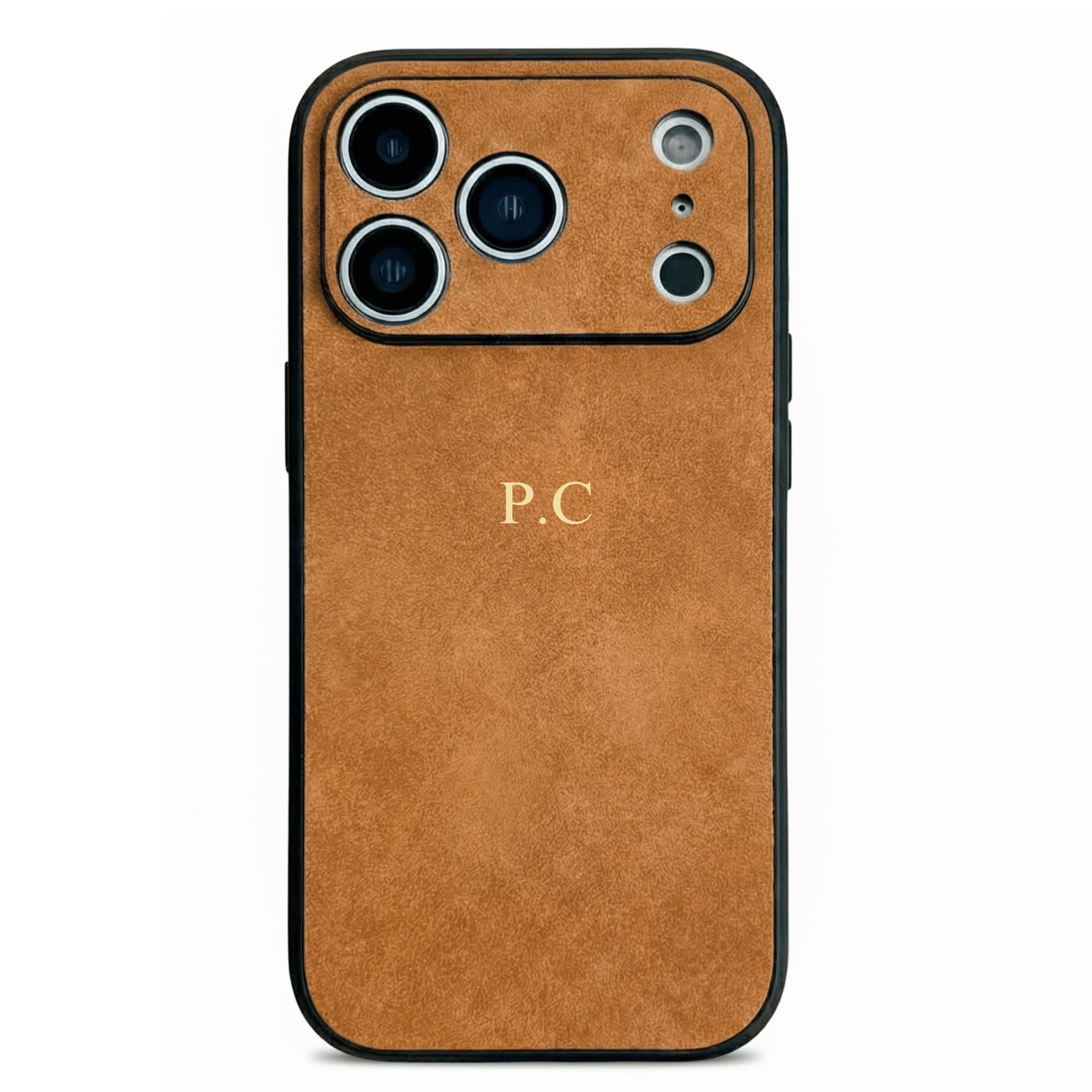 Brown Suede iPhone Case - Poly Bands