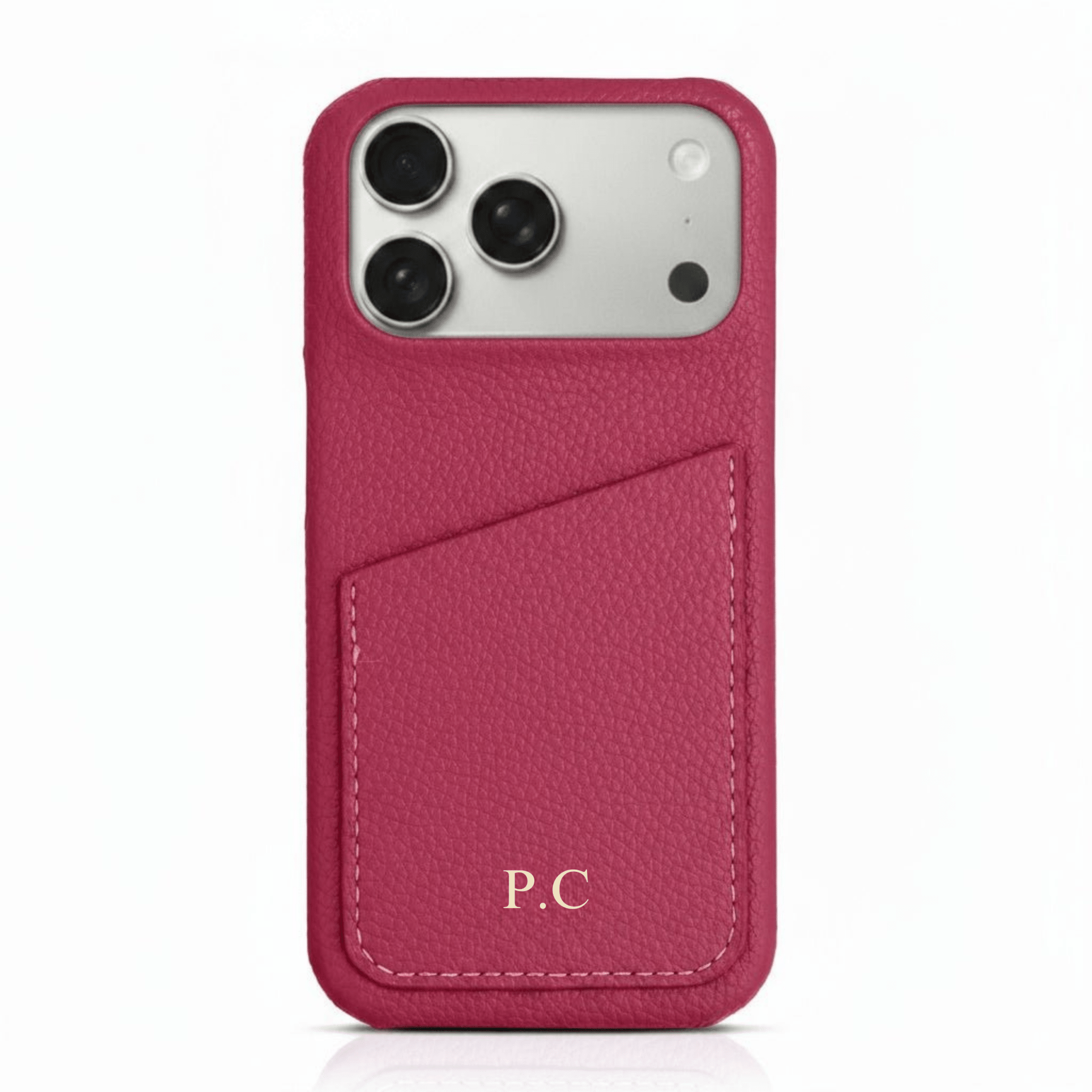 Card Holder Leather iPhone Case - Poly Bands