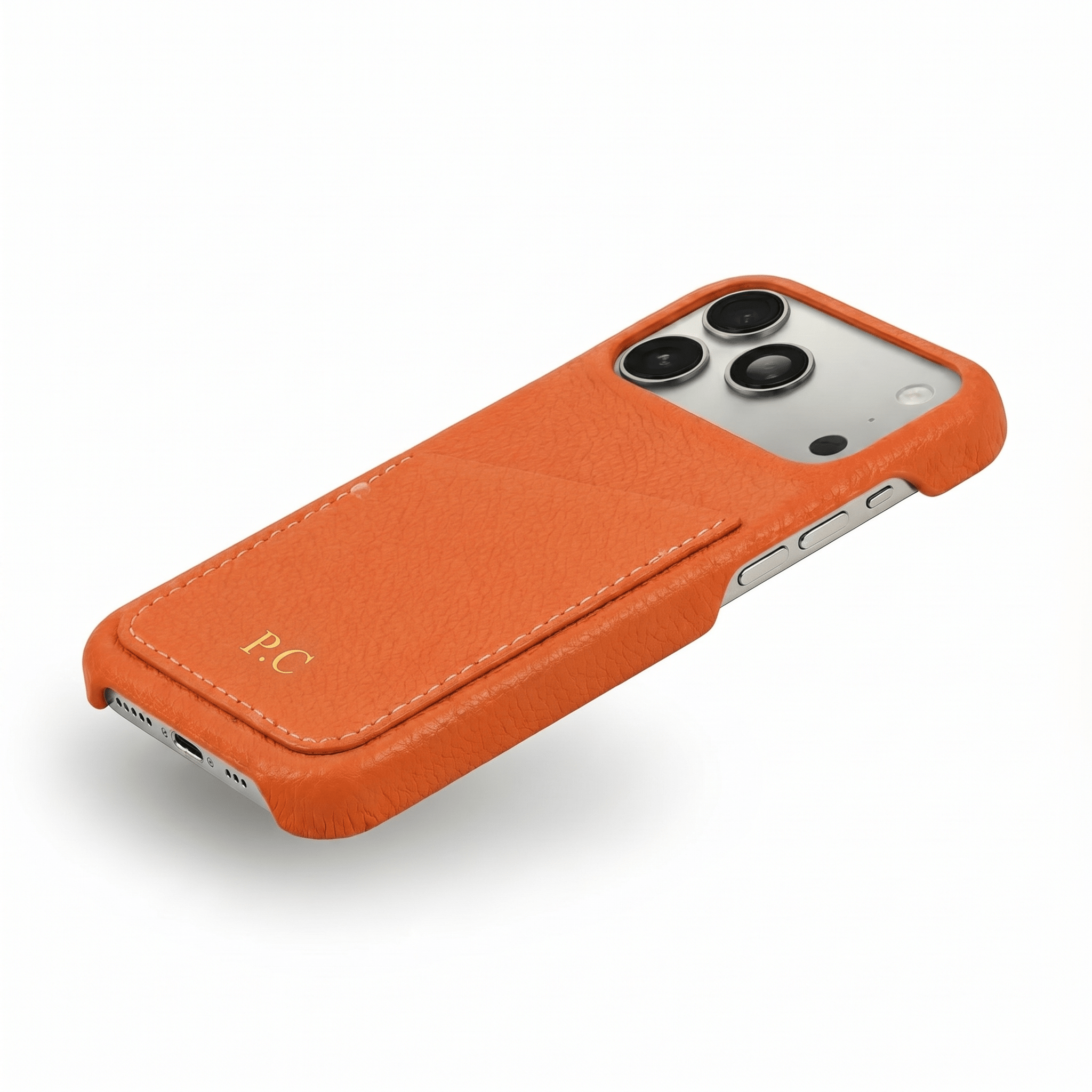 Card Holder Leather iPhone Case - Poly Bands