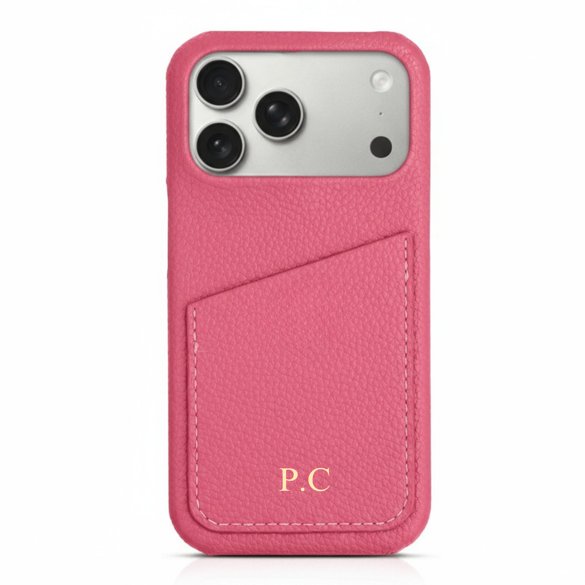 Card Holder Leather iPhone Case - Poly Bands