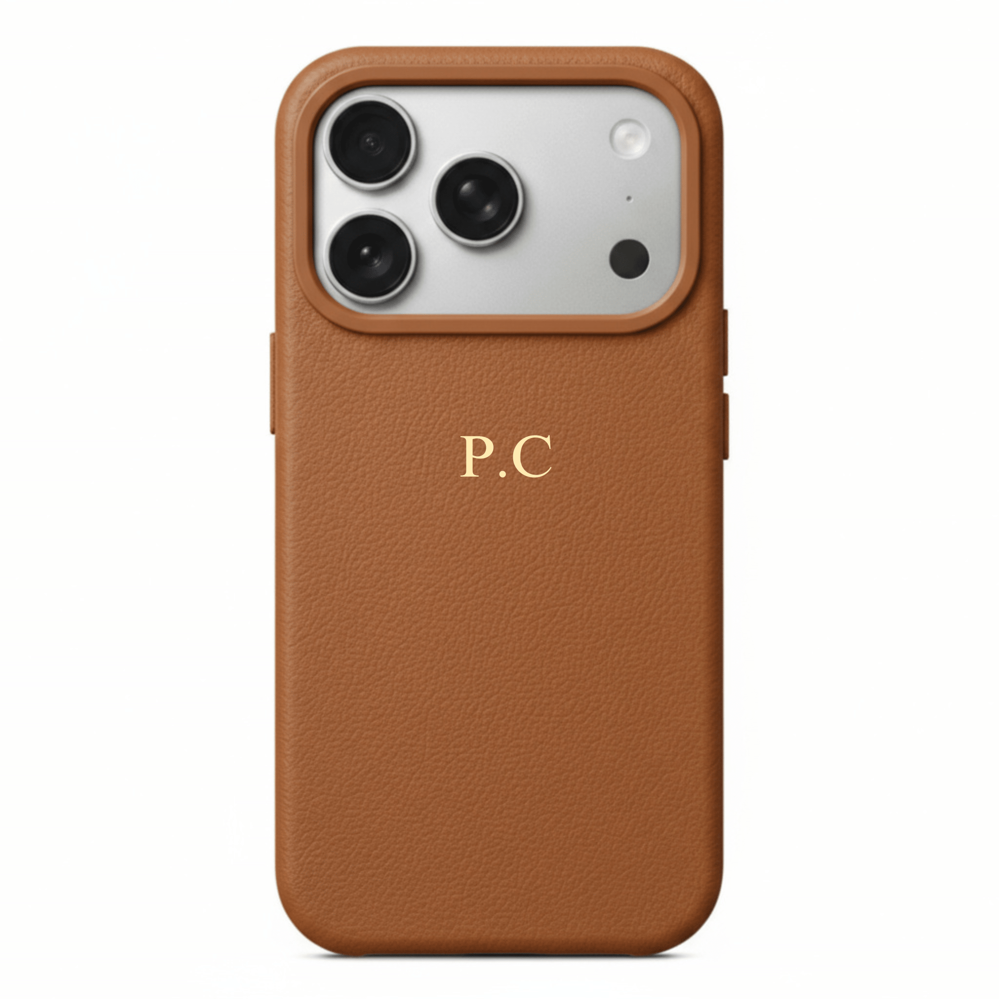 Dark Brown Magnetic Leather iPhone Case - Poly Bands