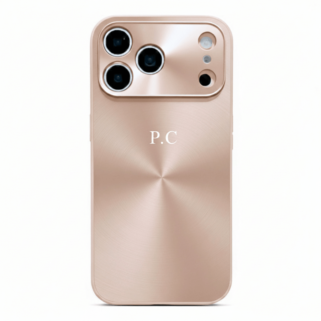 Gold Flashy Alu iPhone Case - Poly Bands