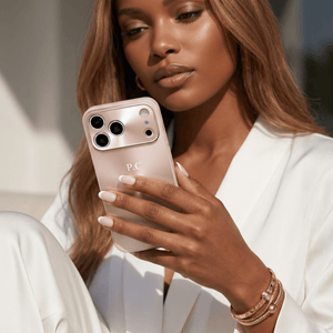Gold Flashy Alu iPhone Case - Poly Bands
