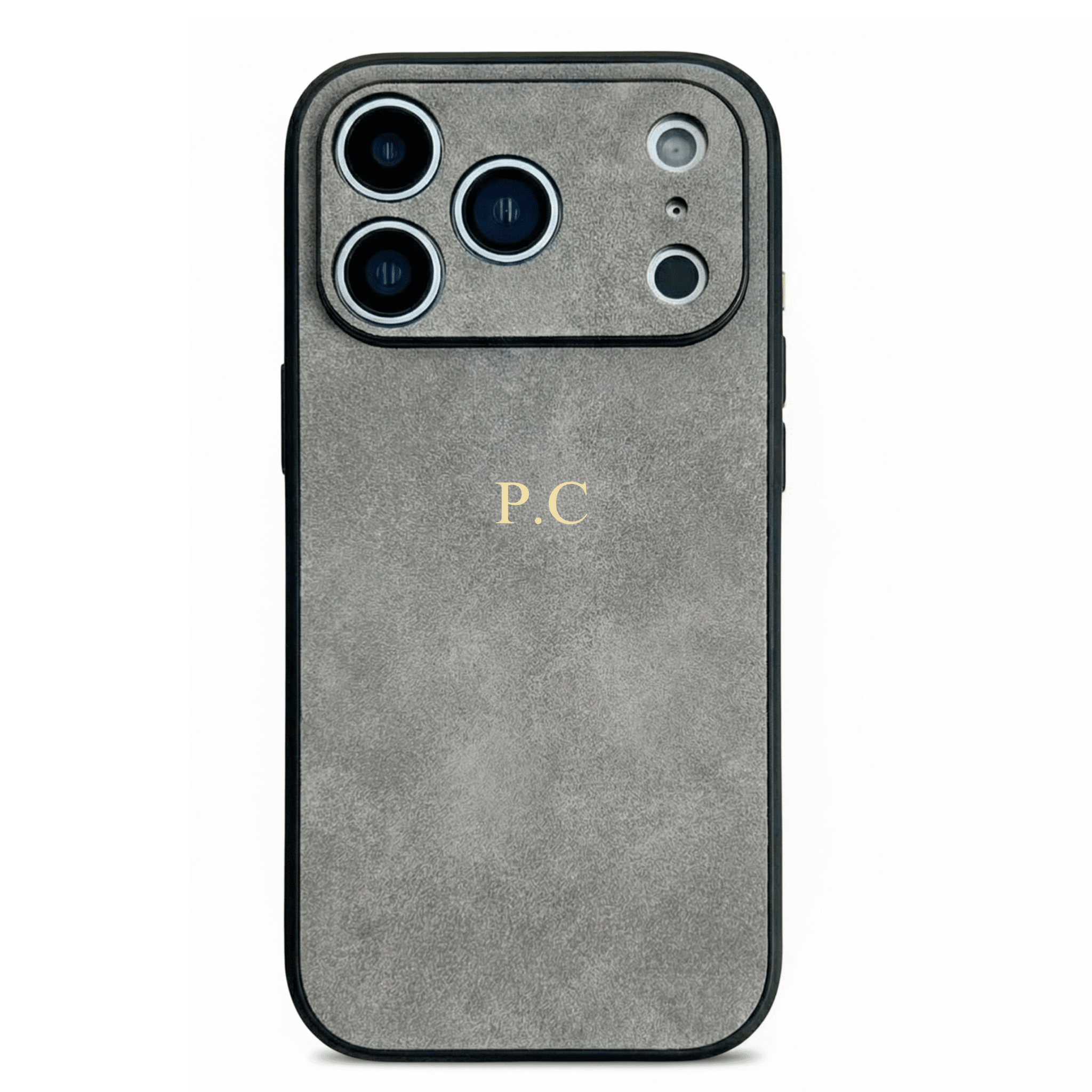 Gray Suede iPhone Case - Poly Bands