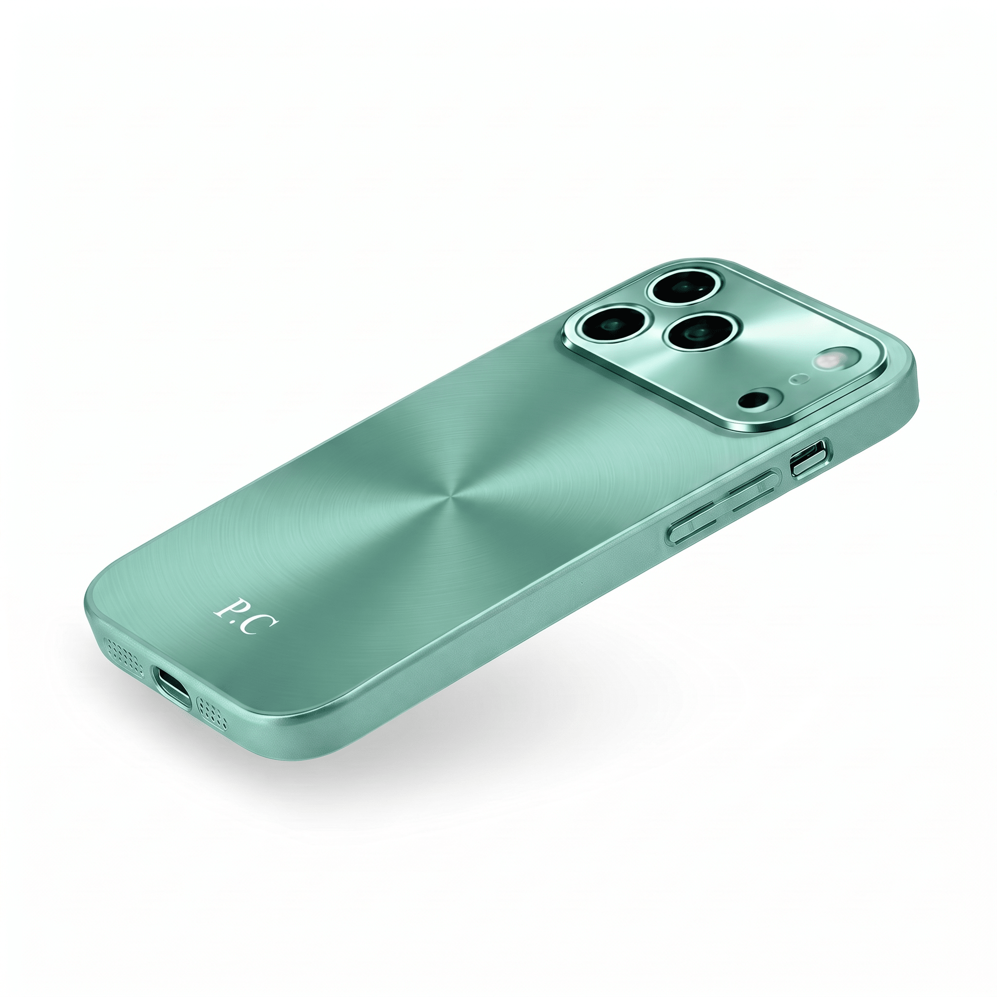 Green Flashy Alu iPhone Case - Poly Bands