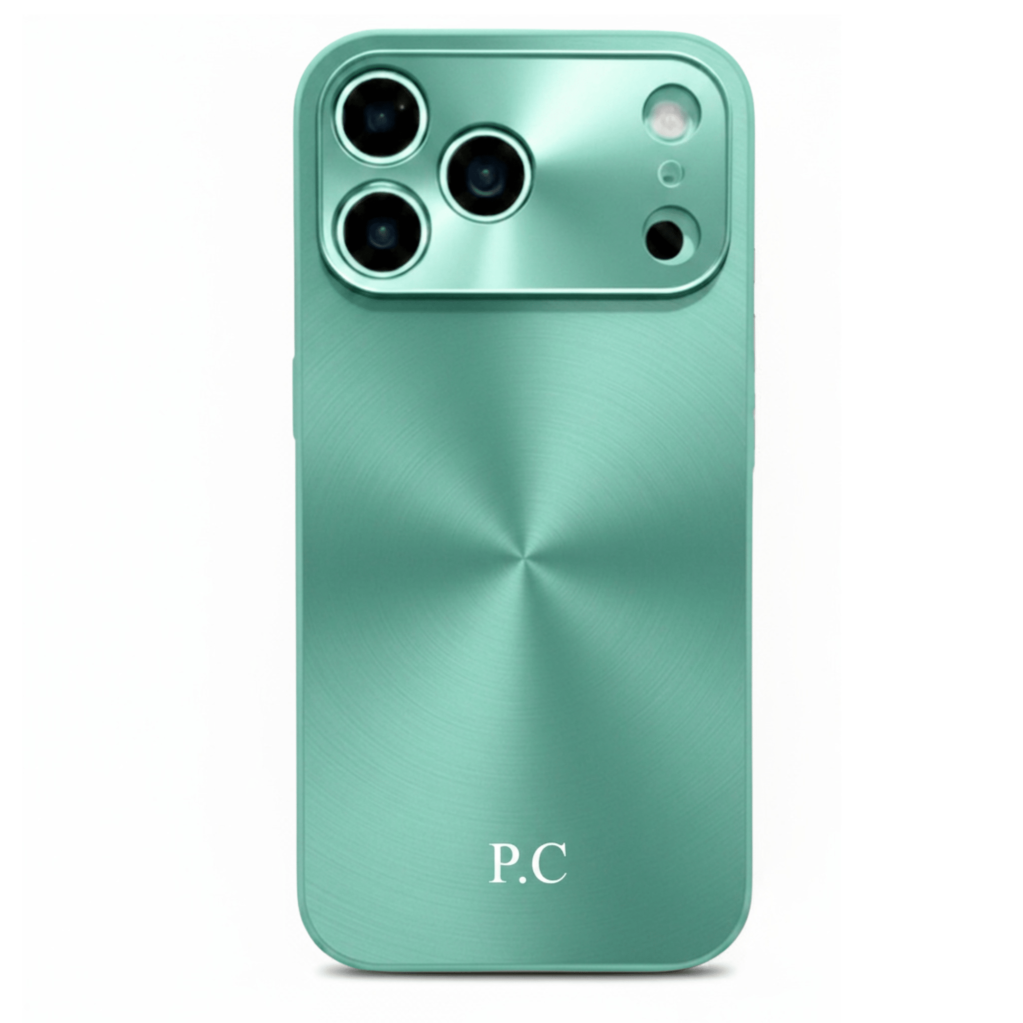 Green Flashy Alu iPhone Case - Poly Bands