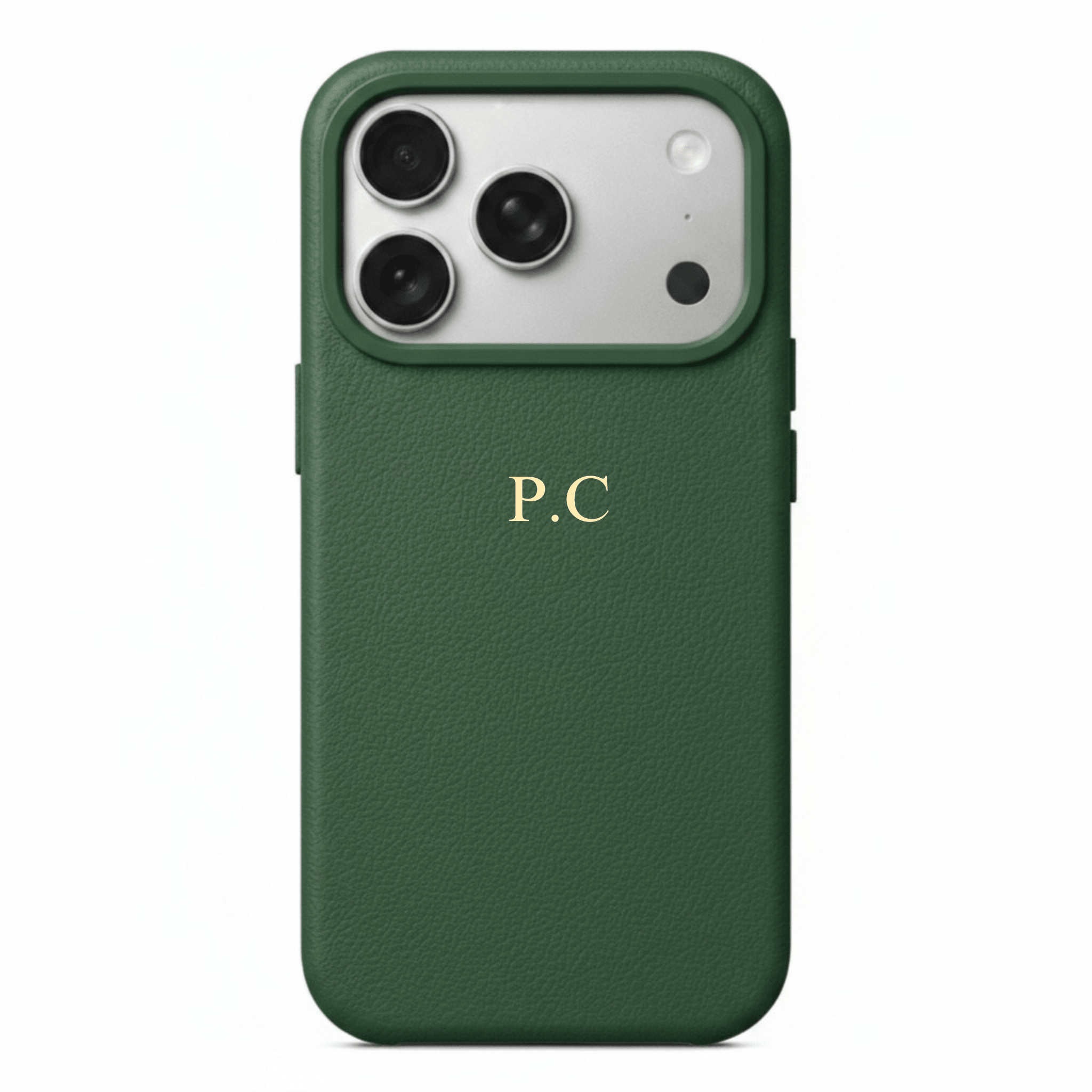 Green Magnetic Leather iPhone Case - Poly Bands