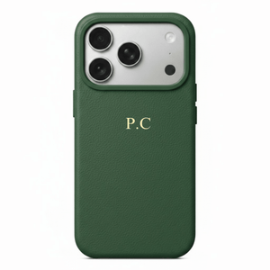 Green Magnetic Leather iPhone Case - Poly Bands