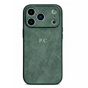 Green Suede iPhone Case - Poly Bands