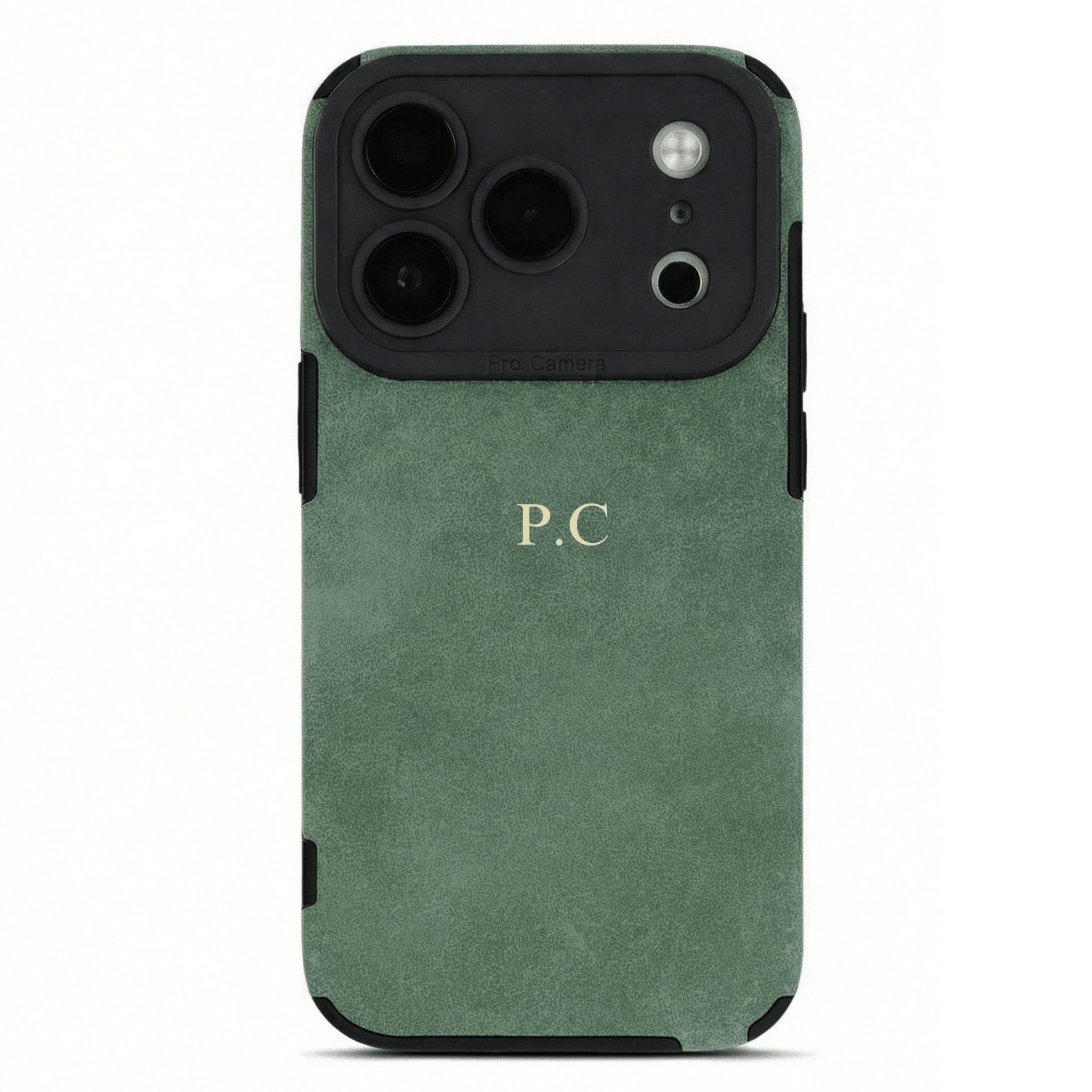 Green Suede iPhone Case - Poly Bands