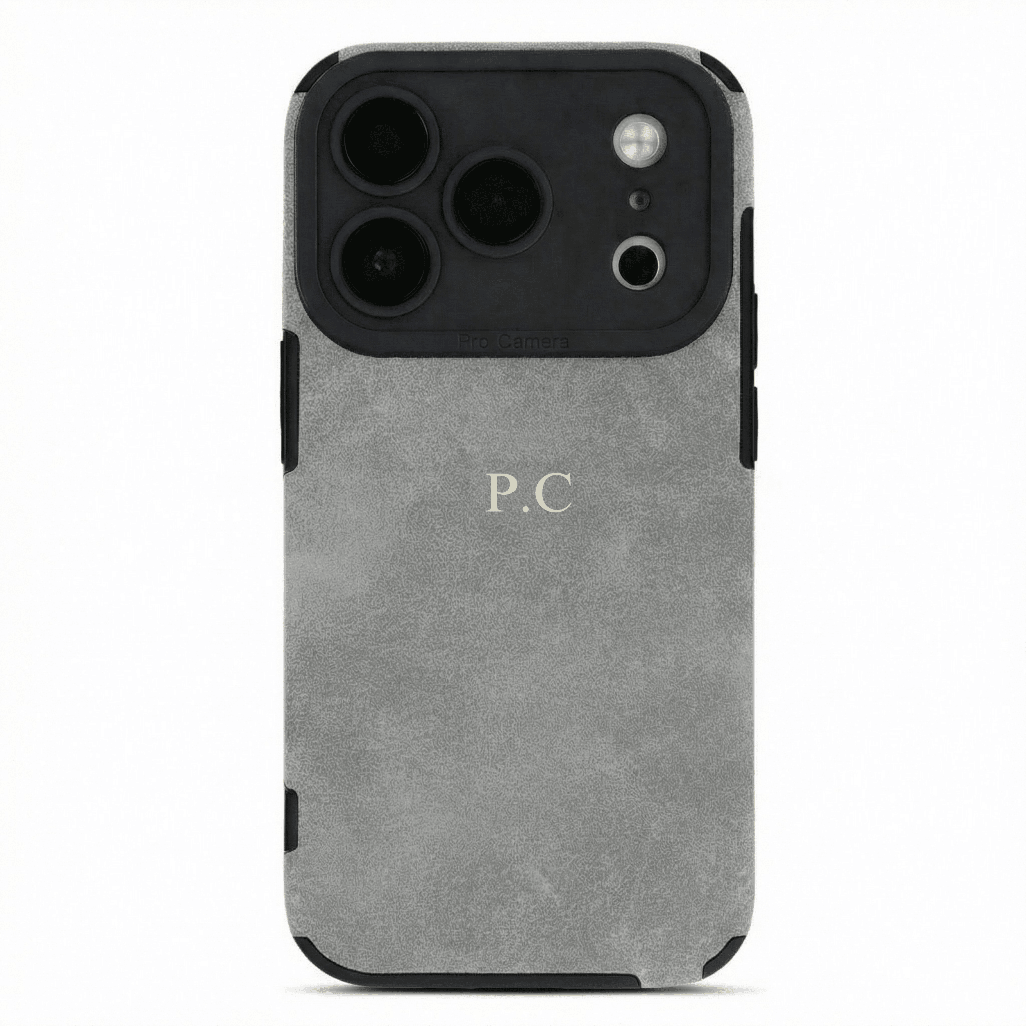 Grey Suede iPhone Case - Poly Bands